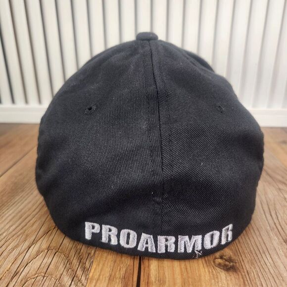 Flexfit Pro Armor Fitted L/XL Hat Cap Black Logo ATV Off Road Brand Stretch UTV - Picture 5 of 11